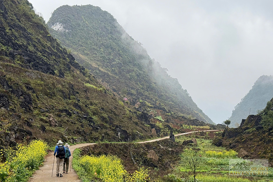 Backpack for high-altitude trekking in Northern Vietnam